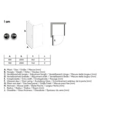 Sealskin Douchecabine Met Swingdeur I AM 100x200 Cm Chroom -Badkamer Winkel 123 4915