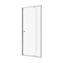 Sealskin Douchedeur Nis Hooked 90x200cm Verstelbaar Hoogglans Aluminium -Badkamer Winkel 123 4945