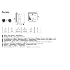 Sealskin Douchecabine Met Vouwdeur Compact 80x195 Cm Chroom -Badkamer Winkel 123 4952