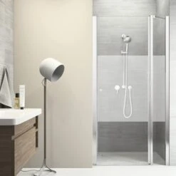 Sealskin Swingdeur Voor Nis Code R 2-delig 90x197 Cm Met Gesatineerde Band