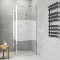 Sealskin Swingdeur Code R 2-delig 90x197 Cm Met Gesatineerde Band