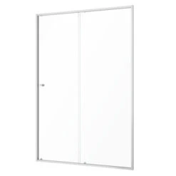 SEALSKIN Schuifdeur Voor Nis Contour RVS 120x200cm -Badkamer Winkel 123 5073