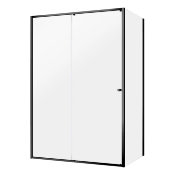 SEALSKIN Douchecabine Contour Zwart 120x200cm Met Schuifdeur 6 SEALSKIN Douchecabine Contour Zwart 120x200cm Met Schuifdeur - Afbeelding 4