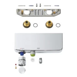 GROHE Thermostatische Douchekraan Grohtherm SmartControl Chroom 9 GROHE Thermostatische Douchekraan Grohtherm SmartControl Chroom -Badkamer Winkel 123 512