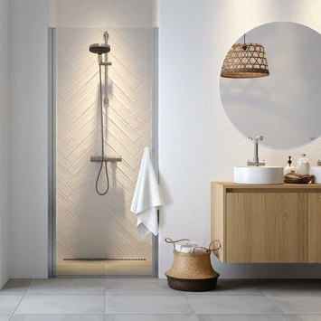 Sealskin Douchedeur Nis Hooked 100x200cm Hoogglans Aluminium 4 Sealskin Douchedeur Nis Hooked 100x200cm Hoogglans Aluminium - Afbeelding 2