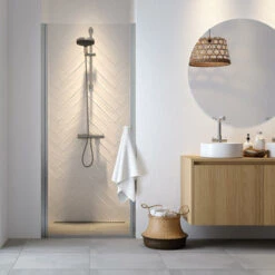 Sealskin Douchedeur Nis Hooked 100x200cm Hoogglans Aluminium 14 Sealskin Douchedeur Nis Hooked 100x200cm Hoogglans Aluminium -Badkamer Winkel 123 5144