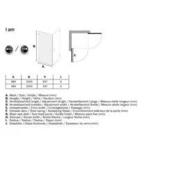 Sealskin Swingdeur Voor Hoekinstap I AM 200x90 Cm RVS 13 Sealskin Swingdeur Voor Hoekinstap I AM 200x90 Cm RVS -Badkamer Winkel 123 5164