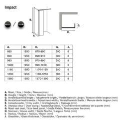 Sealskin Inloopdouche Impact A1 98x30x195 Cm Chroom 9 Sealskin Inloopdouche Impact A1 98x30x195 Cm Chroom -Badkamer Winkel 123 5323