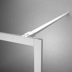 Sealskin Contour Inloopdouche Type A3 138x200 Cm, 6 Mm Helder Veiligheidsglas Met Antikalklaag Mat Wit -Badkamer Winkel 123 5327