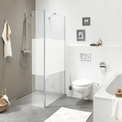 Sealskin Vast Deel Voor Inloopdouche Style A3 30x195 Cm Met Gesatineerde Band