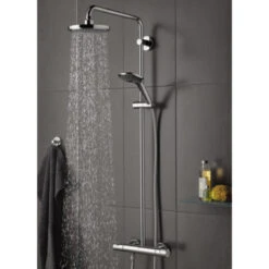 Grohe Regendouche Vitalio Joy Ø18 Cm Met Thermostatische Douchekraan 15 Grohe Regendouche Vitalio Joy Ø18 Cm Met Thermostatische Douchekraan -Badkamer Winkel 123 5478