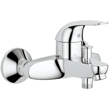 GROHE Badkraan Swift Met Hendel Chroom 15 Cm 3 GROHE Badkraan Swift Met Hendel Chroom 15 Cm