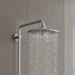 Grohe Douchesysteem Vitalio Joy 260 Cooltouch Met Thermostaatkraan Quickfix Chroom -Badkamer Winkel 123 5590
