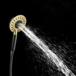 Tiger Doucheset Akcent 3 Straalstanden Zwart/messing 20 Tiger Doucheset Akcent 3 Straalstanden Zwart/messing -Badkamer Winkel 123 5648