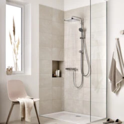 Grohe Douchesysteem Vitalio Start 250 Vierkant Met Omstelling Chroom -Badkamer Winkel 123 5664