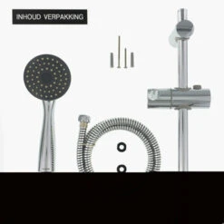 Tiger Splash Doucheset Murcia Waterbesparend Chroom 10 Tiger Splash Doucheset Murcia Waterbesparend Chroom -Badkamer Winkel 123 5788