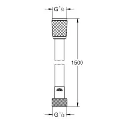 Grohe VitalioFlex Doucheslang Comfort 150 Cm 7 Grohe VitalioFlex Doucheslang Comfort 150 Cm -Badkamer Winkel 123 5801