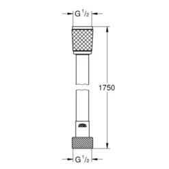 Grohe VitalioFlex Doucheslang Comfort 175 Cm 7 Grohe VitalioFlex Doucheslang Comfort 175 Cm -Badkamer Winkel 123 5807