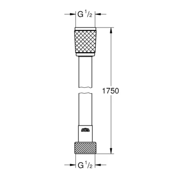 Grohe VitalioFlex Doucheslang Comfort 175 Cm 5 Grohe VitalioFlex Doucheslang Comfort 175 Cm - Afbeelding 3
