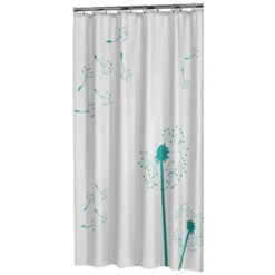 Sealskin Douchegordijn Vento Aqua 180x200 Cm -Badkamer Winkel 123 5923