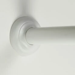 Sealskin Douchegordijnstang Rondalux Kwartrond Wit 90x90 Cm -Badkamer Winkel 123 5963