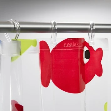 Sealskin Douchegordijn Sebastian PVC 200x180 Cm 5 Sealskin Douchegordijn Sebastian PVC 200x180 Cm - Afbeelding 3