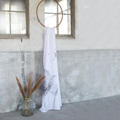 Sealskin Douchegordijn Flow 180x200cm Zwart/wit -Badkamer Winkel 123 5987