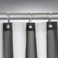 Sealskin Douchegordijn Linje Grijs 200x180 Cm -Badkamer Winkel 123 5999
