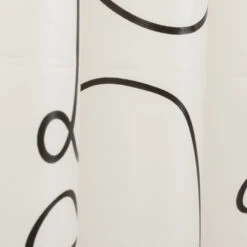 Sealskin Douchegordijn Mind 180x200cm Zwart/wit 14 Sealskin Douchegordijn Mind 180x200cm Zwart/wit -Badkamer Winkel 123 6020