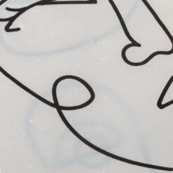 Sealskin Douchegordijn Mind 180x200cm Zwart/wit 15 Sealskin Douchegordijn Mind 180x200cm Zwart/wit -Badkamer Winkel 123 6021