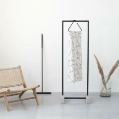 Sealskin Douchegordijn Mind 180x200cm Zwart/wit 17 Sealskin Douchegordijn Mind 180x200cm Zwart/wit -Badkamer Winkel 123 6023