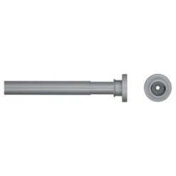 Sealskin Douchegordijnstang Seallux Verstelbaar Aluminium 125-220 Cm