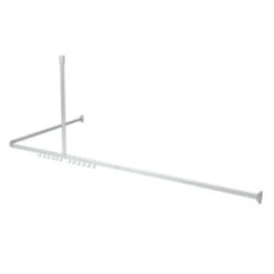 Sealskin Douchegordijnstang Easy Roll Aluminium 90x90 Cm -Badkamer Winkel 123 6078