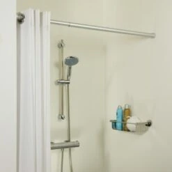 Sealskin Douchegordijnstang Seallux Verstelbaar Aluminium 80-130 Cm 7 Sealskin Douchegordijnstang Seallux Verstelbaar Aluminium 80-130 Cm -Badkamer Winkel 123 6102