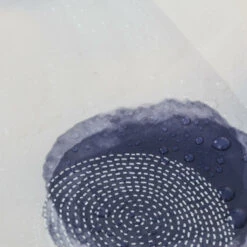 Sealskin Douchegordijn Mood 180x200cm Blauw/wht -Badkamer Winkel 123 6117