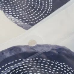 Sealskin Douchegordijn Mood 180x200cm Blauw/wht -Badkamer Winkel 123 6118