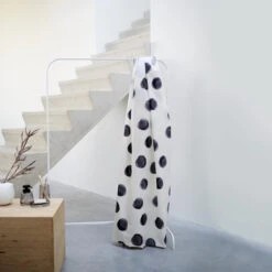 Sealskin Douchegordijn Mood 180x200cm Blauw/wht -Badkamer Winkel 123 6120