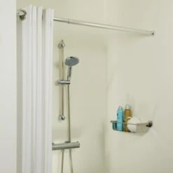 Sealskin Douchegordijnstang Seallux Verstelbaar Chroom 80-130 Cm -Badkamer Winkel 123 6181