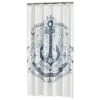 Sealskin Douchegordijn Anchor Blauw 180x200 Cm 2 Sealskin Douchegordijn Anchor Blauw 180x200 Cm -Badkamer Winkel 123 6185