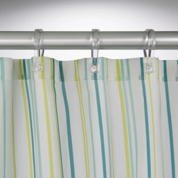 Sealskin Douchegordijn Fiesta Petrol 180x200 Cm 5 Sealskin Douchegordijn Fiesta Petrol 180x200 Cm - Afbeelding 3