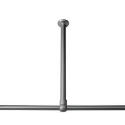 Sealskin Plafondsteun Seallux Voor Douchegordijnstang Aluminium 60 Cm