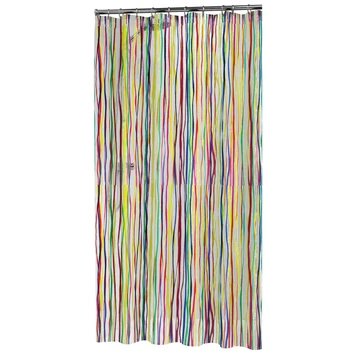Sealskin Douchegordijn Rigato PVC 180x200 Cm 3 Sealskin Douchegordijn Rigato PVC 180x200 Cm