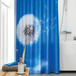 Sealskin Douchegordijn Blow Ball Blauw 180x200 Cm -Badkamer Winkel 123 6259