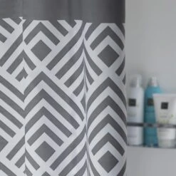 Sealskin Douchegordijn Angoli Grijs 180x200 Cm 10 Sealskin Douchegordijn Angoli Grijs 180x200 Cm -Badkamer Winkel 123 6270