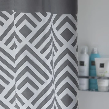 Sealskin Douchegordijn Angoli Grijs 180x200 Cm 5 Sealskin Douchegordijn Angoli Grijs 180x200 Cm - Afbeelding 3