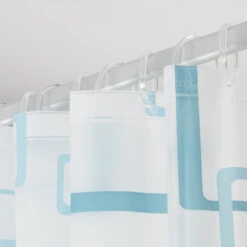 Sealskin Douchegordijn Retro Blue 180x200 Cm -Badkamer Winkel 123 6275