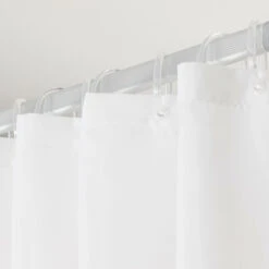 Sealskin Douchegordijn Blend 180x200cm D.roze/wit -Badkamer Winkel 123 6307