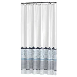 Sealskin Douchegordijn Marrakech Blauw 180x200 Cm