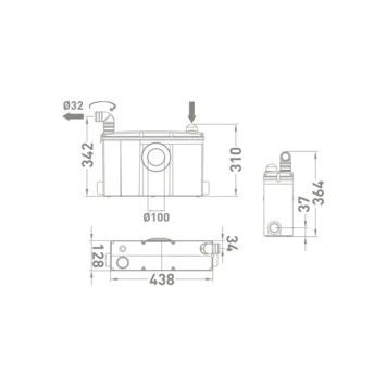 Van Marcke Broyeur Vergruizer Voor Toilet 4 Van Marcke Broyeur Vergruizer Voor Toilet - Afbeelding 2