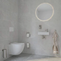 Marho Toiletrolhouder Luxor Zonder Klep Geborsteld Rvs -Badkamer Winkel 123 6339